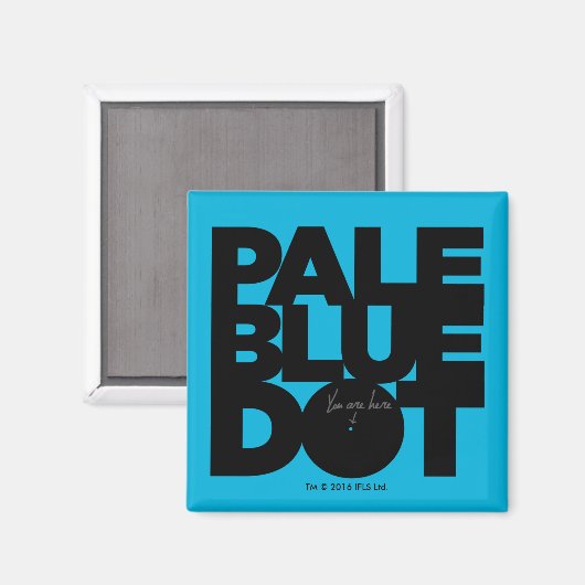 Aimant Bleu pâle (Recto/Verso)