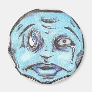 Aimant Bleu POO HEAD
