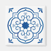 Aimant bleu portugais (Devant)