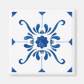 Aimant bleu portugais (Devant)