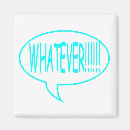 Aimant Bleu, quelle que soit la bulle du discours (Devant)