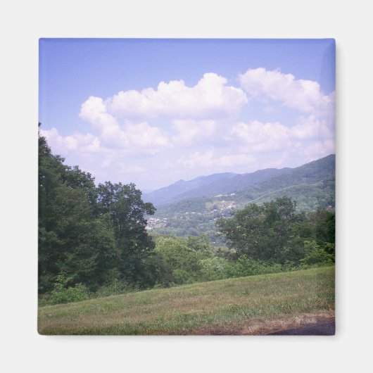 Aimant Bleu Ridge Parkway Steep (Devant)