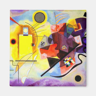 Aimant Bleu rouge jaune par Vassili Kandinsky