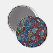 Aimant Bleu tacheté roux marbré (Recto/Verso)