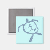 Aimant bleu-tortue (Recto/Verso)