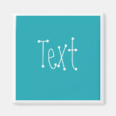 Aimant Bleu turquoise (Devant)