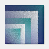 Aimant bleu turquoise gris ex pastel (Devant)