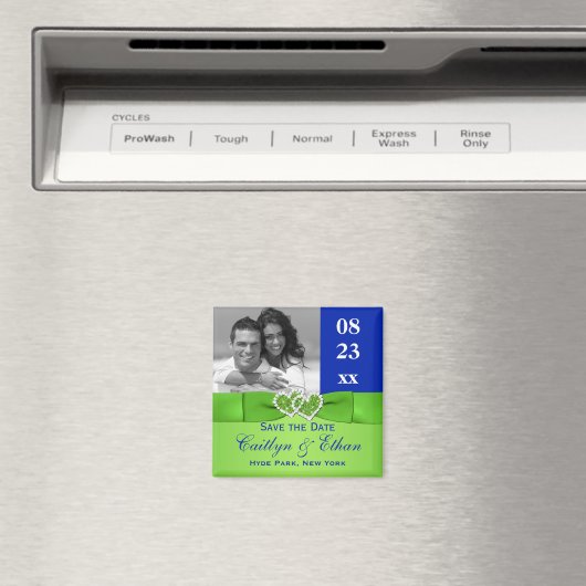 Aimant Bleu, Vert Coeurs associés Enregistrer l'aimant de (In Situ (Lave-vaisselle))