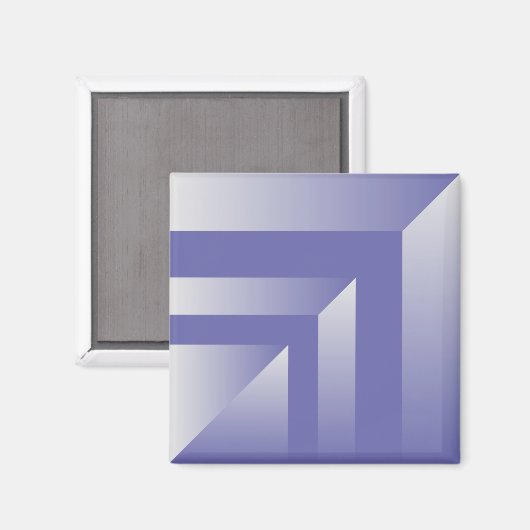 Aimant Bleu violet (Recto/Verso)