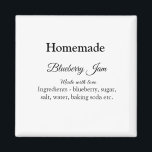 Aimant Bleuet maison et confiture faite avec amour ajoute<br><div class="desc">Conception</div>