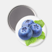 Aimant Bleuets et menthe (Recto/Verso)