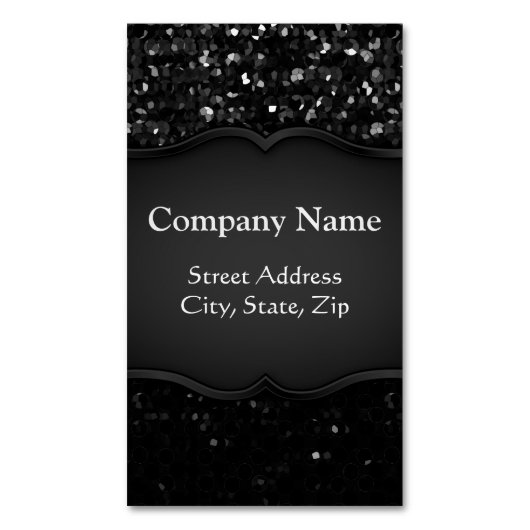 Aimant Bling en cristal Strass de carte de visite (devant Vertical)