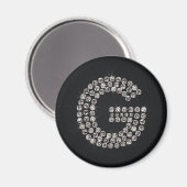 Aimant bling - G (Recto/Verso)