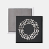 Aimant bling - O (Recto/Verso)