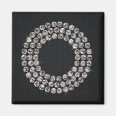 Aimant bling - O (Devant)