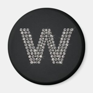 Aimant bling - W
