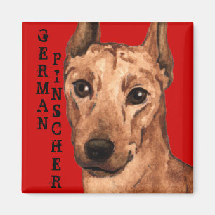 Aimant Bloc allemand de couleur de Pinscher