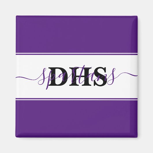 Aimant Bloc colorimétrique de l'école personnalisée (Devant)