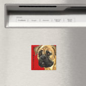 Aimant Bloc couleur Bullmastiff (In Situ (Lave-vaisselle))