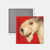 Aimant Bloc couleur Lakeland Terrier (Recto/Verso)