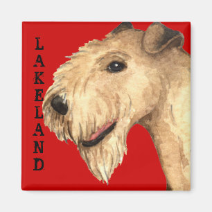 Aimant Bloc couleur Lakeland Terrier