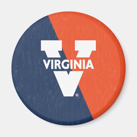 Aimant Bloc de couleur Virginia Cavaliers (Devant)