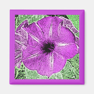 Aimant Bloc de gloire du matin Imprimer - améthyste viole
