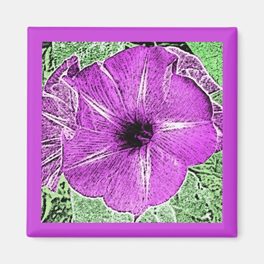 Aimant Bloc de gloire du matin Imprimer - améthyste viole (Devant)