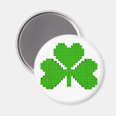 Aimant Blocs de construction shamrock Dessin (Recto/Verso)