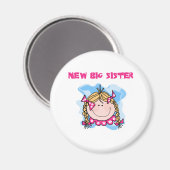 Aimant Blond Girl New Big Sister (Recto/Verso)