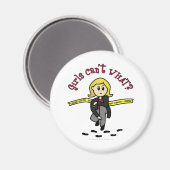 Aimant Blonde CSI Girl (Recto/Verso)