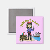 Aimant Blonde Girl Pirate (Recto/Verso)