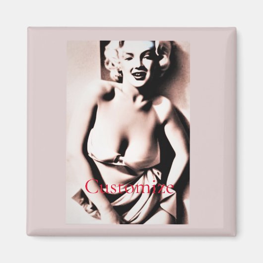 Aimant Blonde vintage Thunder_Cove (Devant)