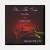 Bloody Rose Gothic Enregistrer la date Mariage Mag