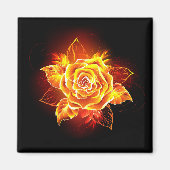 Aimant Blooming Fire Rose (Devant)