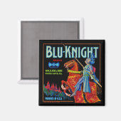 Aimant Blu Knight Fruit Étiquette (Recto/Verso)