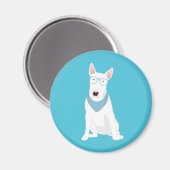 Aimant Blu The Bull Terrier (Recto/Verso)