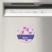 Aimant Blue and yellow skating shoes (In Situ (Lave-vaisselle))