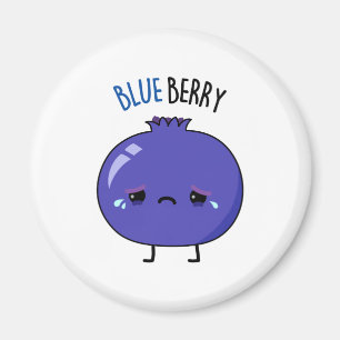 Aimant Blue Berry Funny Blueberry Pun