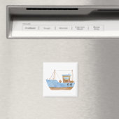 Aimant Blue Boat (In Situ (Lave-vaisselle))