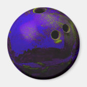 Aimant Blue Bowling Ball Personnaliser It (Devant)