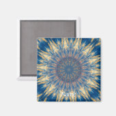 Aimant Blue Chakra Kaleidoscope Thunder_Cove (Recto/Verso)