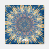 Aimant Blue Chakra Kaleidoscope Thunder_Cove (Devant)