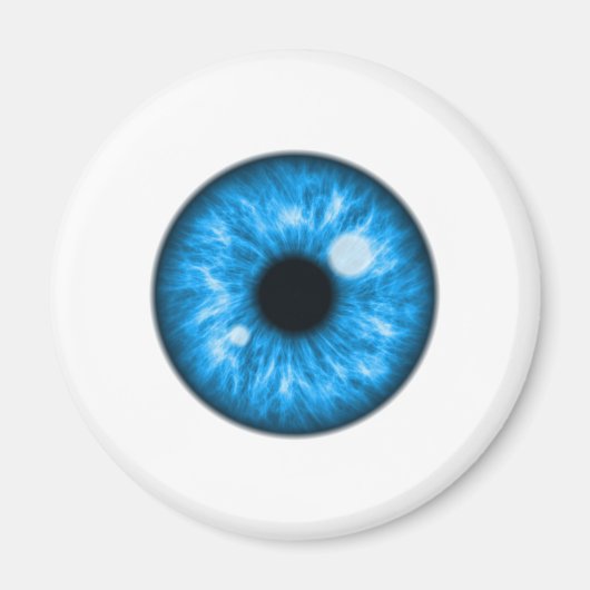 Aimant Blue Eye Ball Funny (Devant)