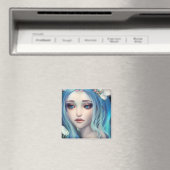 Aimant Blue Haired Fairy | Art Imaginaire (In Situ (Lave-vaisselle))