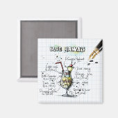 Aimant Blue Hawaii (Recto/Verso)