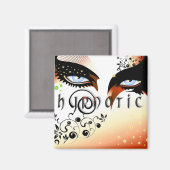 Aimant Blue Hypnotic Eyes se maquiller (Recto/Verso)