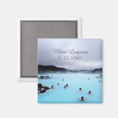 Aimant Blue Lagoon Islande (Recto/Verso)
