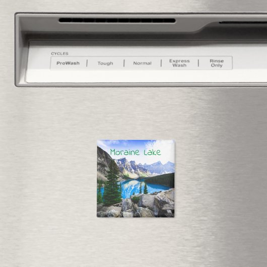 Aimant Blue Lake Rocky Mountain Pine Forest (In Situ (Lave-vaisselle))