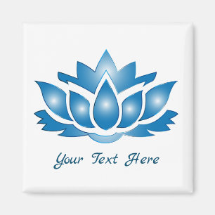 Aimant Blue Lotus Esprit Corps Esprit Personnalisé